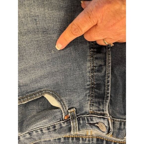 Levi's 501 Slim Fit Jeans W32 L34‎ Button Fly Medium Wash Denim Men's - Picture 12 of 16
